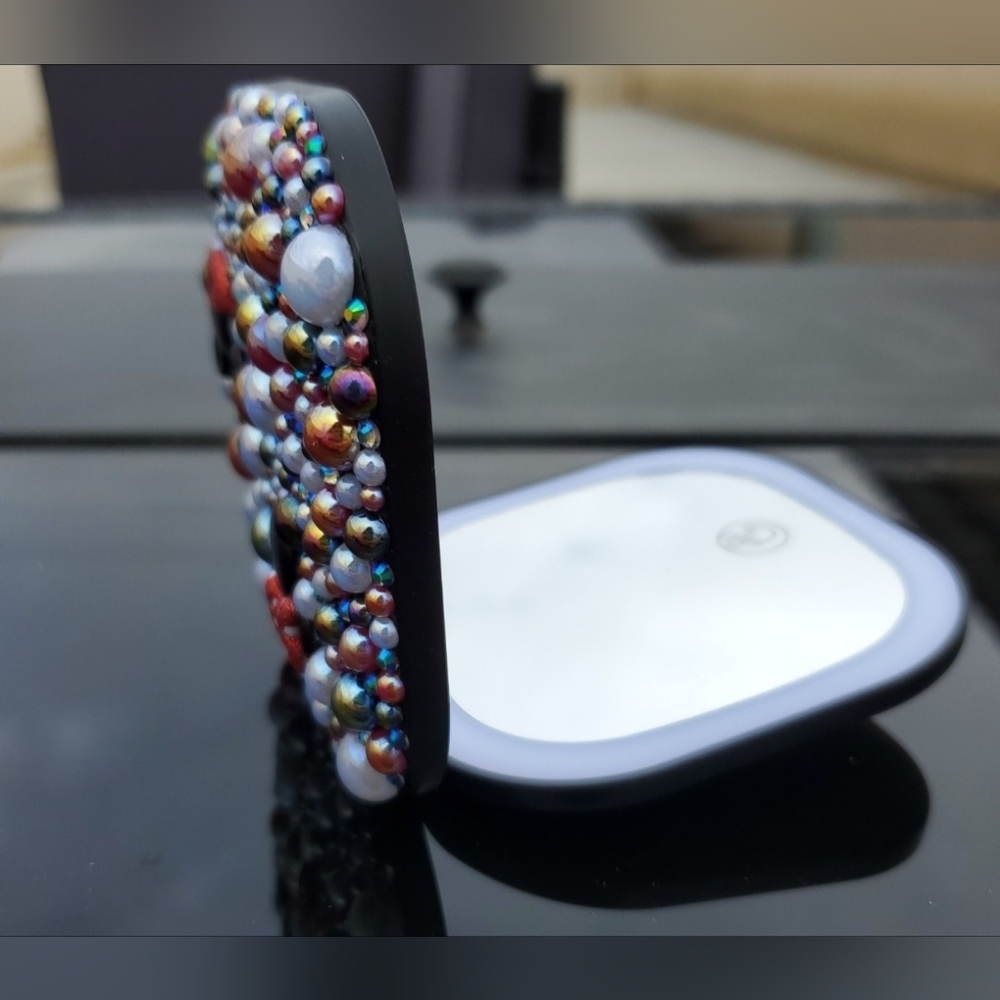 Colorful Rhinestone Mouse Ear Trinket Box - Picture 3 of 6